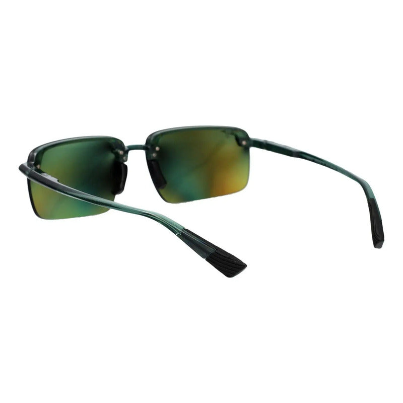 Maui Jim Laulima Modelo Nuevo Original Polarizado Ht626-15 Único Verde Claro Verde Oscuro