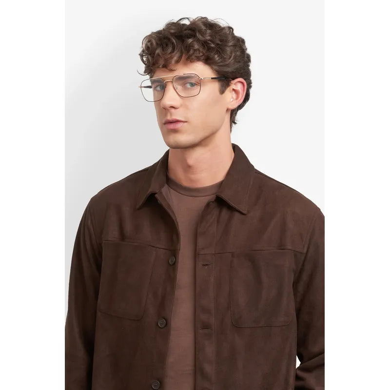 Armazon Carrera Rectangular Metal Ligero Con Detalles 369 Dorado