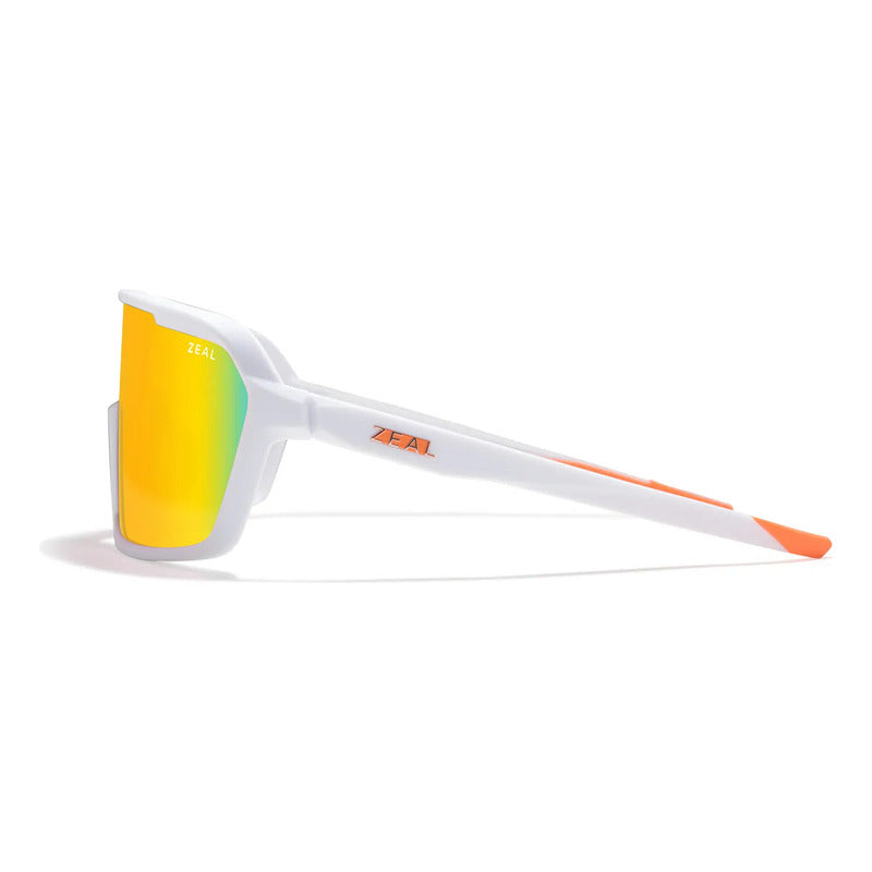 Lentes Triatlon Zeal Optics Polarizados Legado Mauijim 12971 Único Blanco Naranja