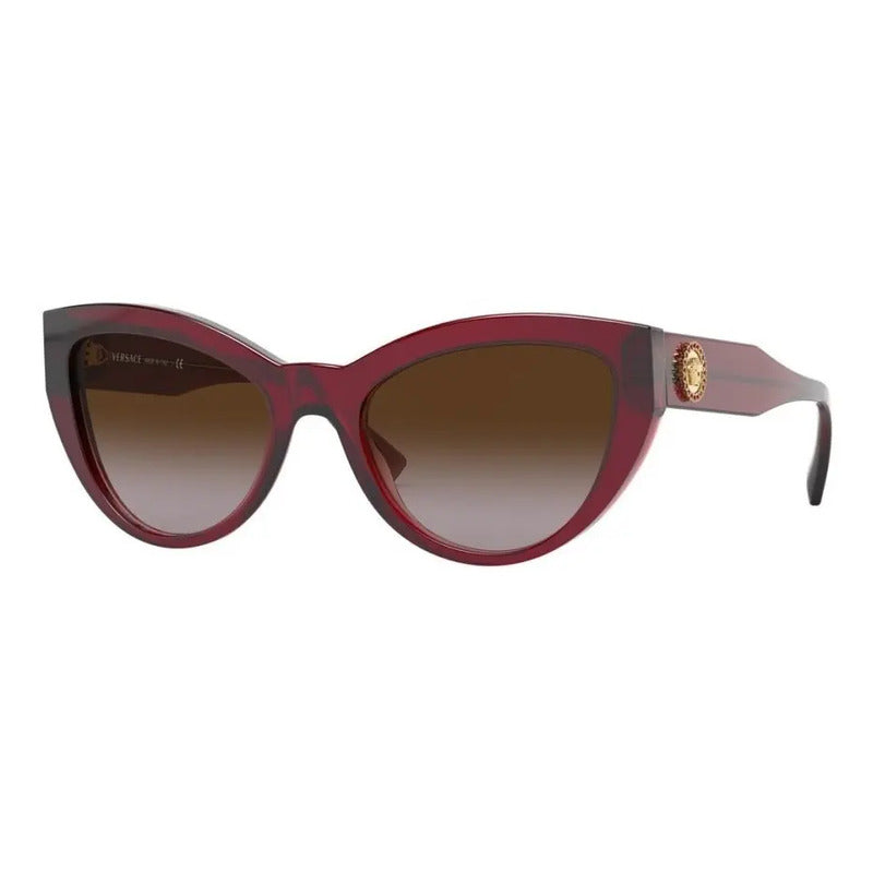 Lentes De Sol Versace 100% Originales Y Nuevos Ve4381b 38813 Único Café Tinto