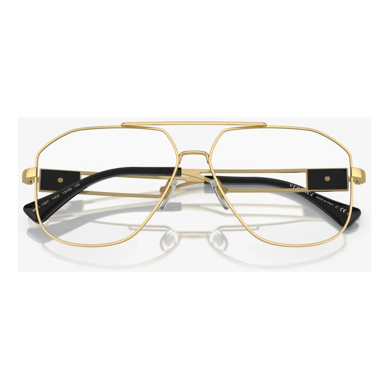 Armazon Oftalmico Versace Dorado Hombre Originales Ve1287 Dorado