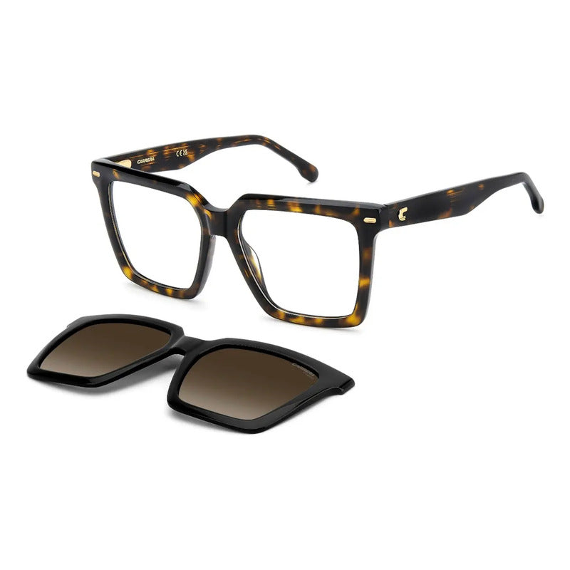Armazón Amplio Dama Carrera Clip Polarizado 3080/c, Wr717 54 Habana
