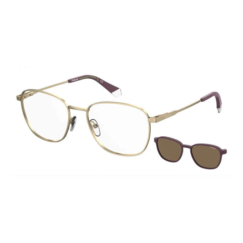 Lentes Graduables Clip Polarizado Polaroid Pld6205/cs Noasp Terracota
