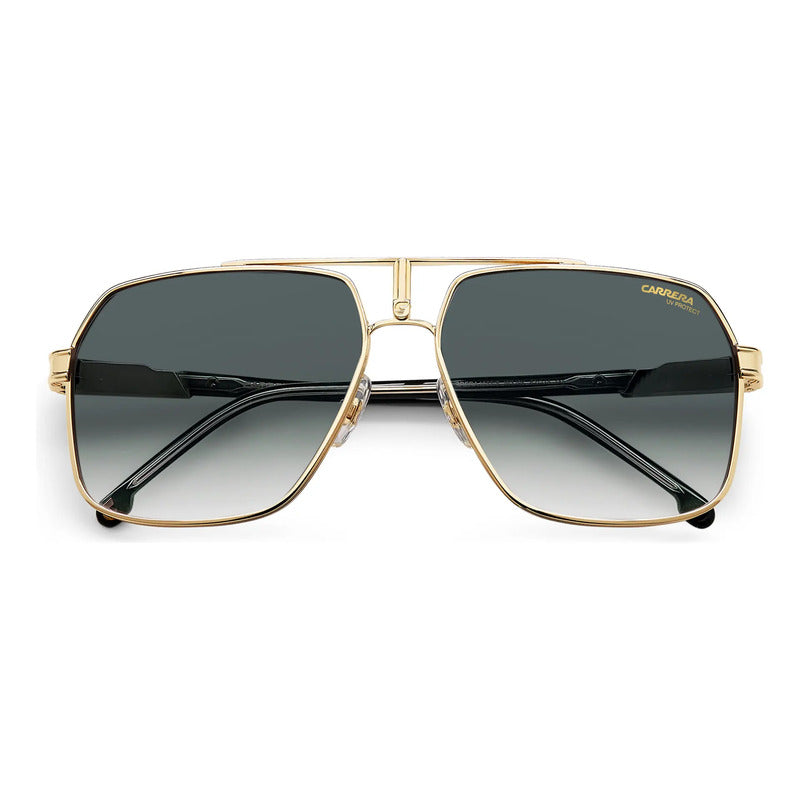 Lentes De Sol Carrera Modelo Retro Degradado 1055/s, W3j9k Único Verde Dorado