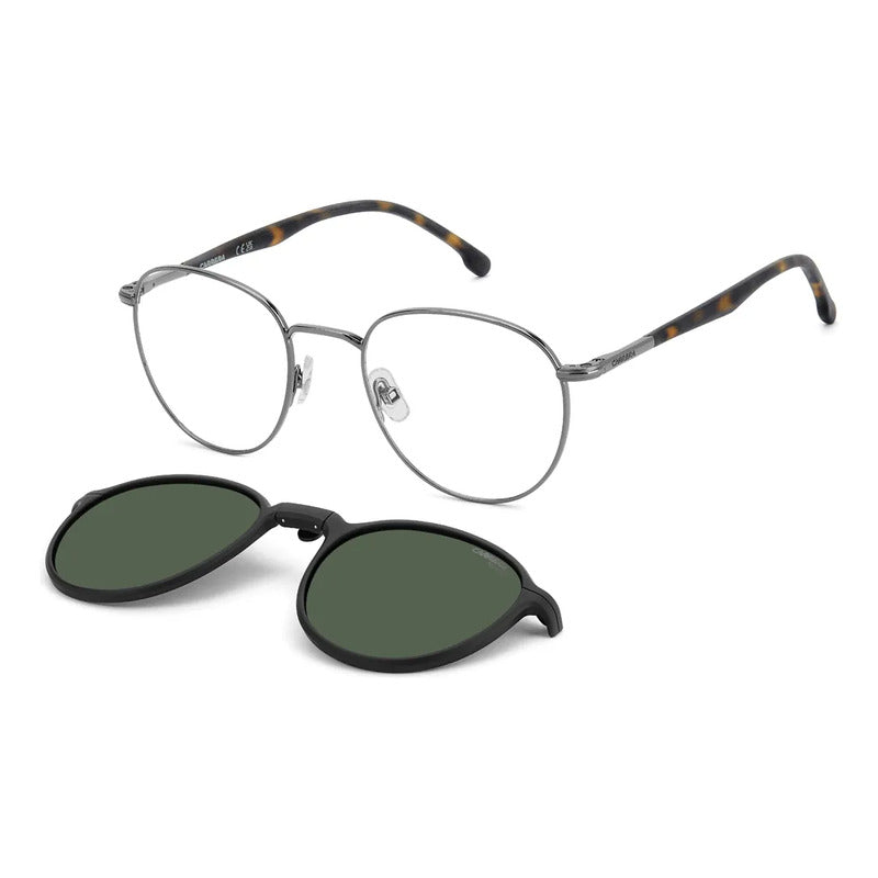 Armazon Oftalmico Carrera Exclusivo Clip Solar Lujo 368c Cag Único Silver