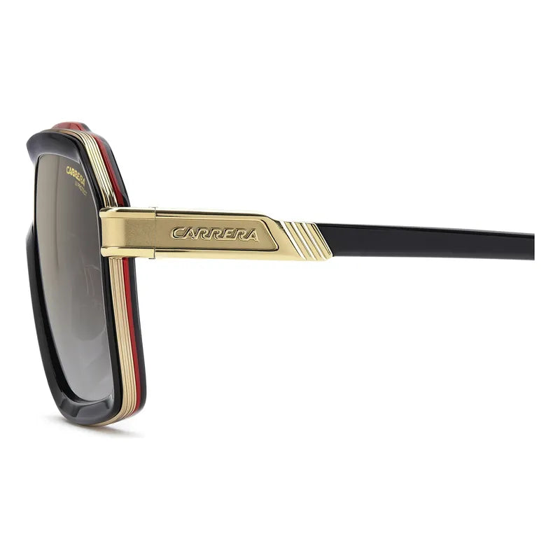 Lentes De Sol Carrera Titanio Ligero Con C Icónica 1053sti Único Negro Café Dorado