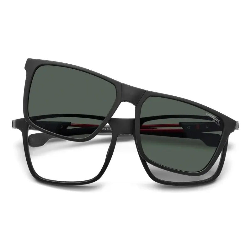 Armazón Carrera Para Graduar Clip Polarizado Ca4020/cs Blx 56 Negro/rojo Mate