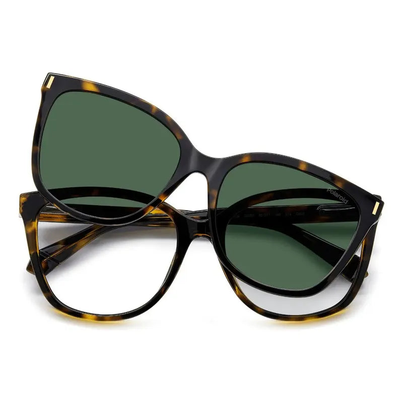 Armazon Polaroid Clip On Modelo Pld 6229/cs Lentes De Sol Habana