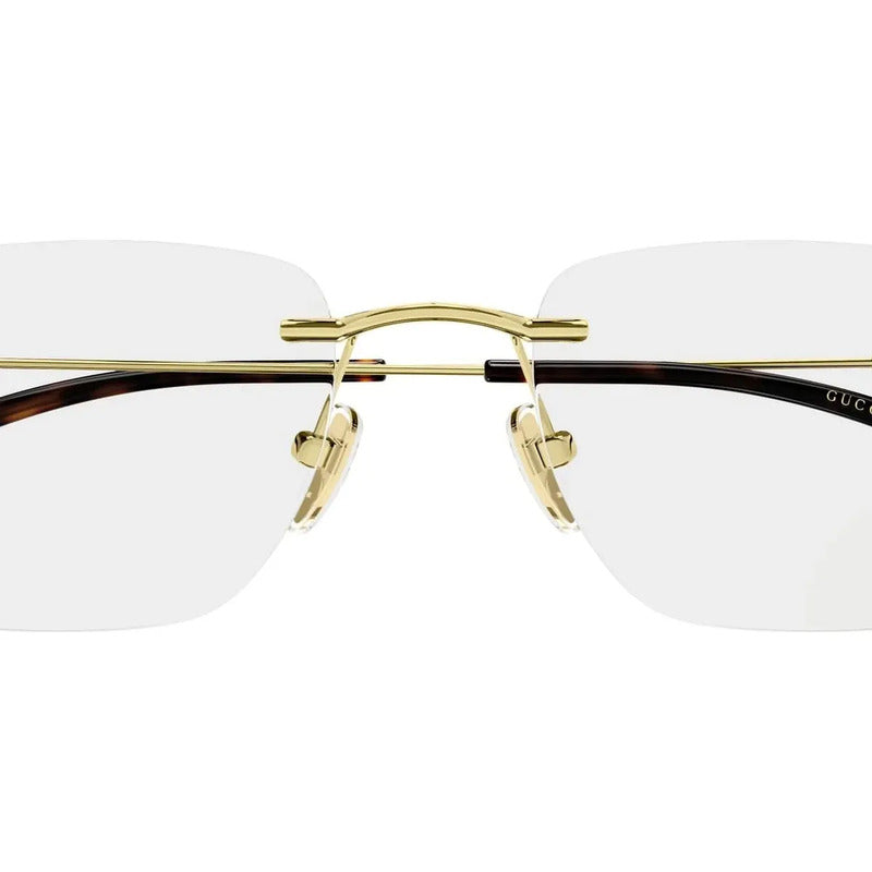 Armazon Gucci Italiano Dorado Lujo Exclusivo Gg2099o 002 Dorado