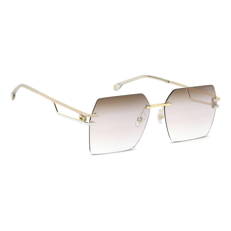 Lentes Carrera Dama Filtro Blue Block Tres Piezas 3102sbb Único Dorado Café
