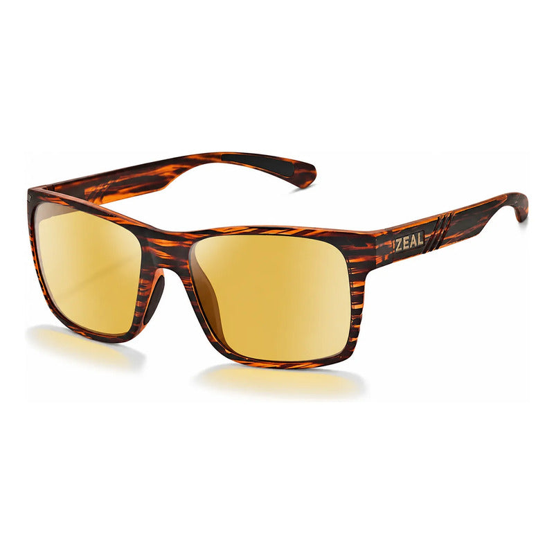 Gafas Solares Fotopolarizadas Zeal Tecnología Maui Jim 12580 Único Café Amarillo
