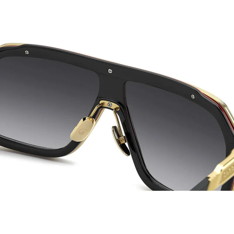 Lentes De Sol Carrera Titanio Ligero Con C Icónica 1053sti Único Negro Café Dorado