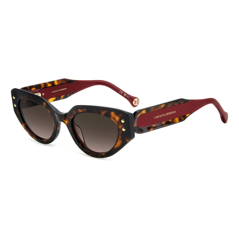 Gafas Solares Carolina Herrera Modelo Nuevo 0221/g/s, O63ha 207103o6350ha Café Tinto