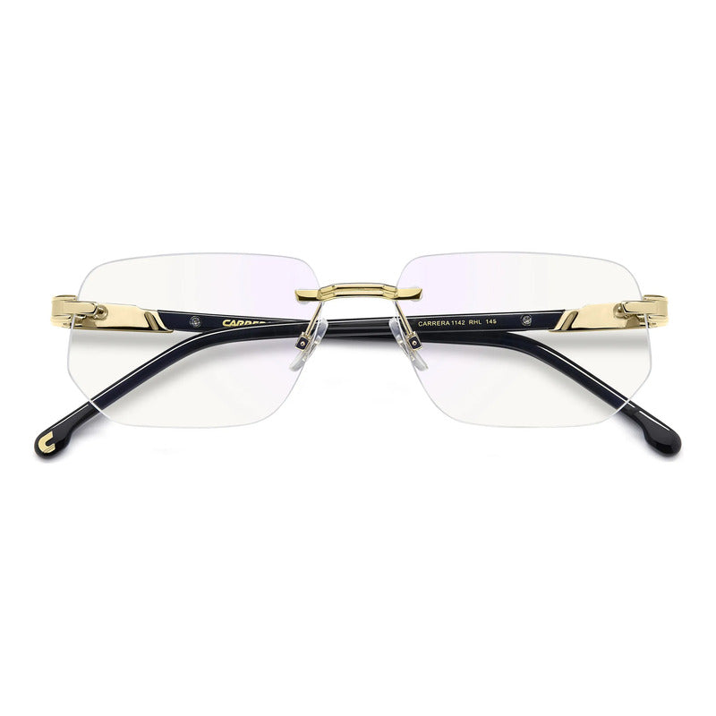Armazón Carrera Tres Piezas Moderno Y Elegante 1142, Rhl Dorado