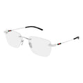 Armazon Gucci Italiano Plateado Lujo Exclusivo Gg2099o 001 Plateado