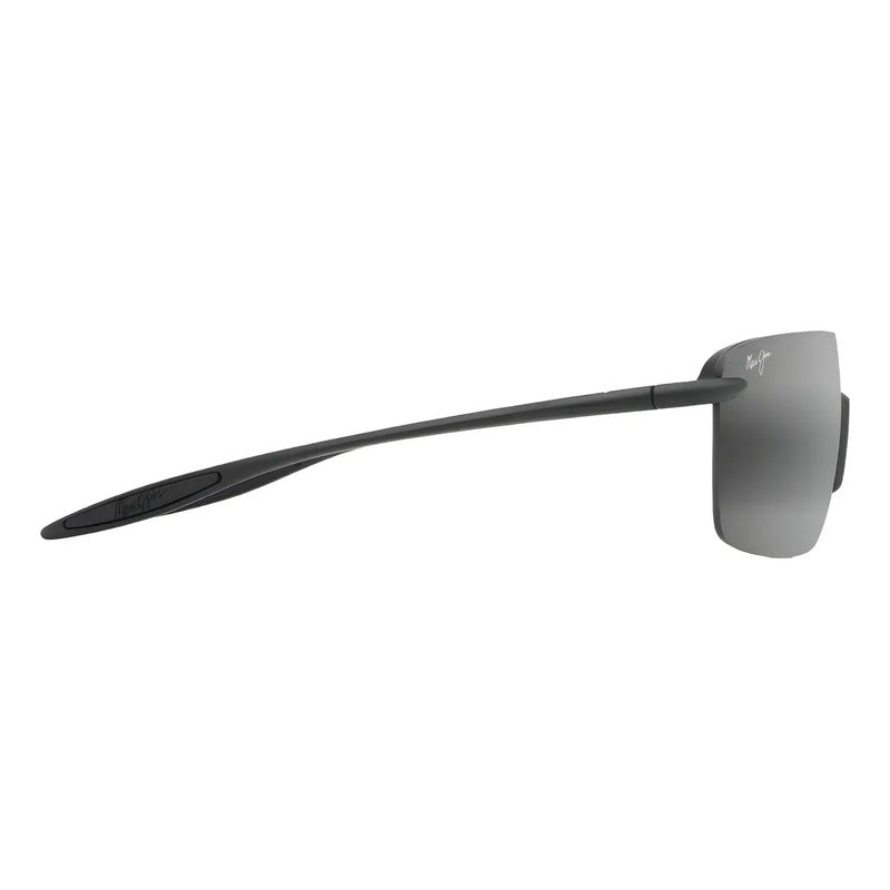 Lentes De Sol Maui Jim Palulu Polarizados Negro Rectangular Único