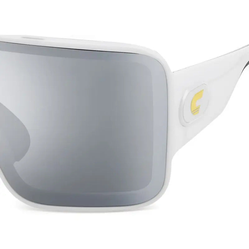 Lentes Carrera Mascara Extragrande Nuevo Modelo Flaglab15 Vk Único Plata Blanco