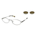 Armazón Michael Kors Con Sistema Clip On Diseño Oval Mk1175 Gris