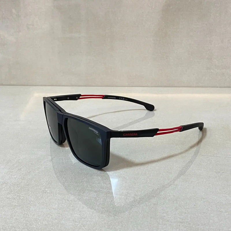Armazón Carrera Para Graduar Clip Polarizado 4020/cs, Blxuc Negro/rojo Mate