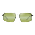 Maui Jim Laulima Modelo Nuevo Original Polarizado Ht626-15 Único Verde Claro Verde Oscuro