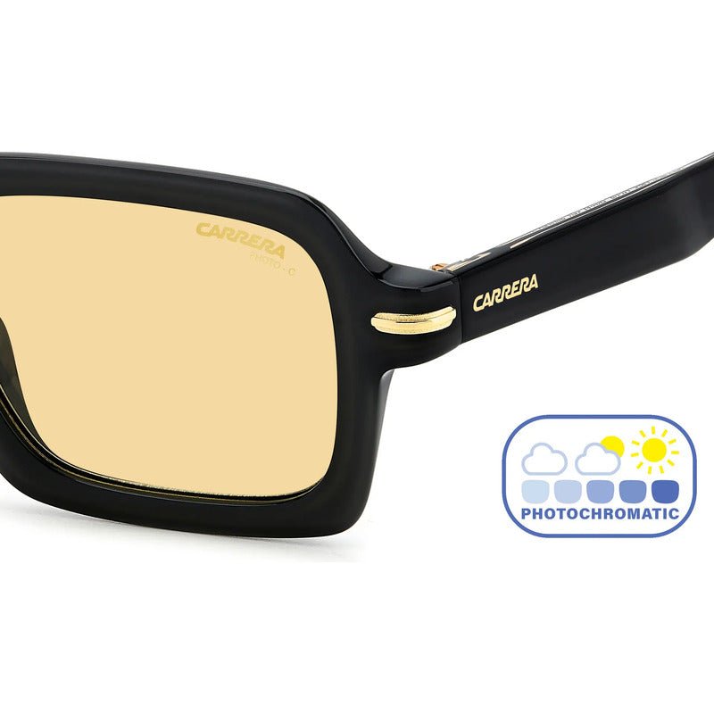 Lentes Carrera Micas Amarillas Fotocromáticas 358/s, 71cuk Único Amarillo Negro