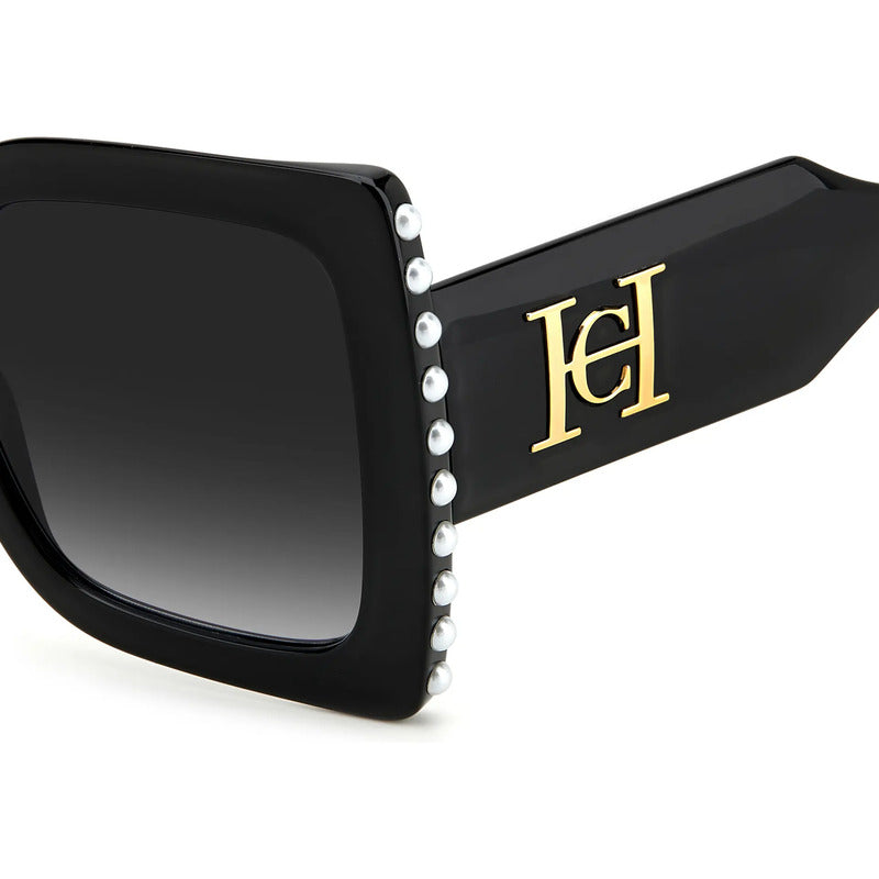 Lentes De Mujer Carolina Herrera Línea Pearls 0001/s 8079o Único Negro