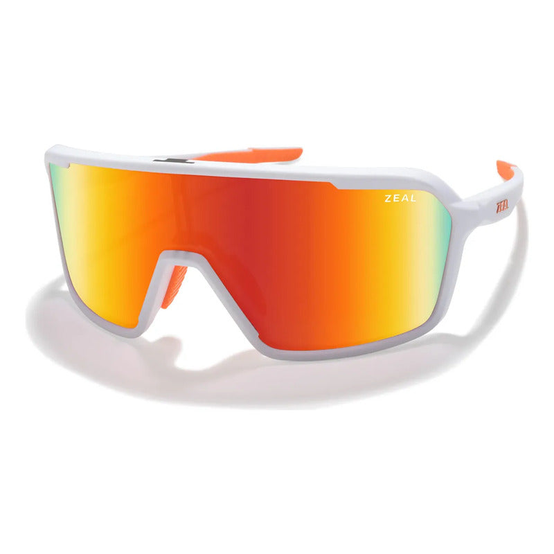 Lentes Triatlon Zeal Optics Polarizados Legado Mauijim 12971 Único Blanco Naranja