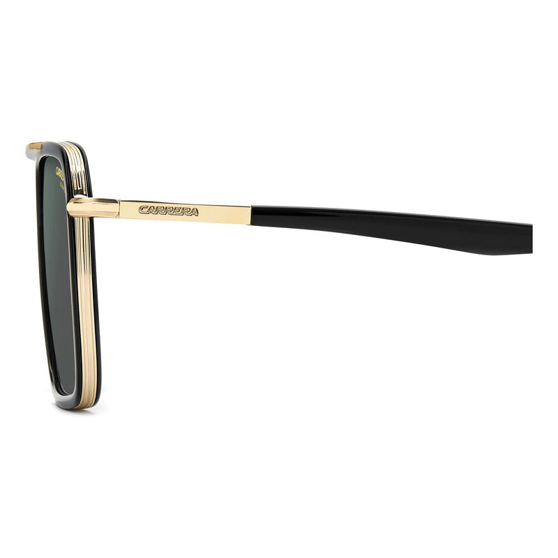 Gafas Carrera Polarizado Acero Inox Perfiles Acetato 362s Único Dorado Negro