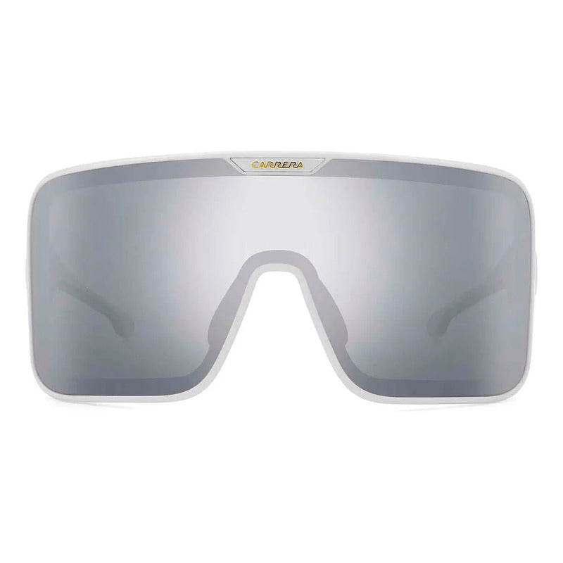 Lentes Carrera Mascara Extragrande Nuevo Modelo Flaglab15 Vk Único Plata Blanco