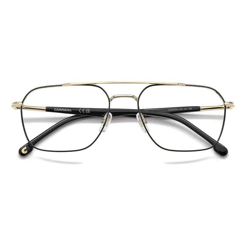 Armazon Carrera Rectangular Metal Ligero Con Detalles 369 Dorado
