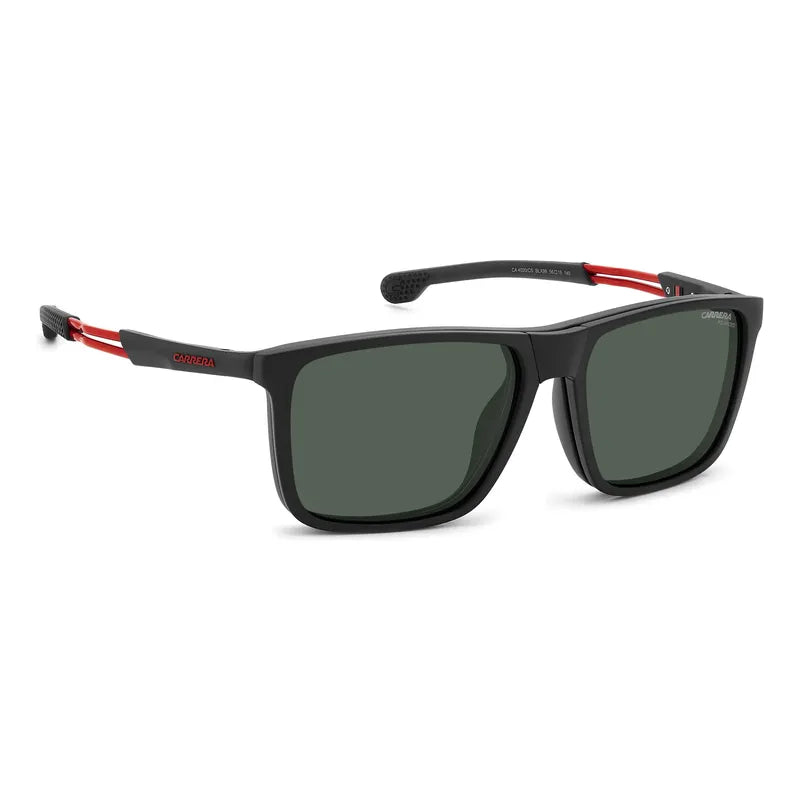 Armazón Carrera Para Graduar Clip Polarizado 4020/cs, Blxuc Negro/rojo Mate