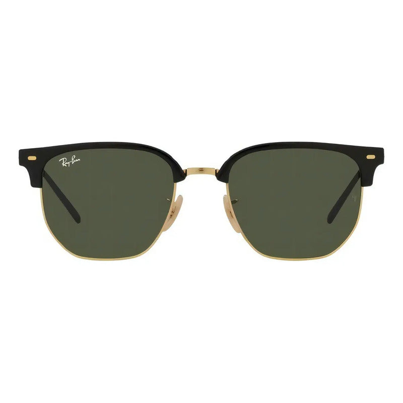 Lente Solar Ray-ban Clubmaster 0rb4416 Protección Uv Unisex Negro Verde Oro