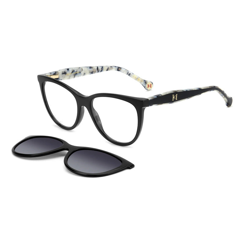 Armazón Carolina Herrera Clip Polarizado Lujo Armazon 0259 Negro