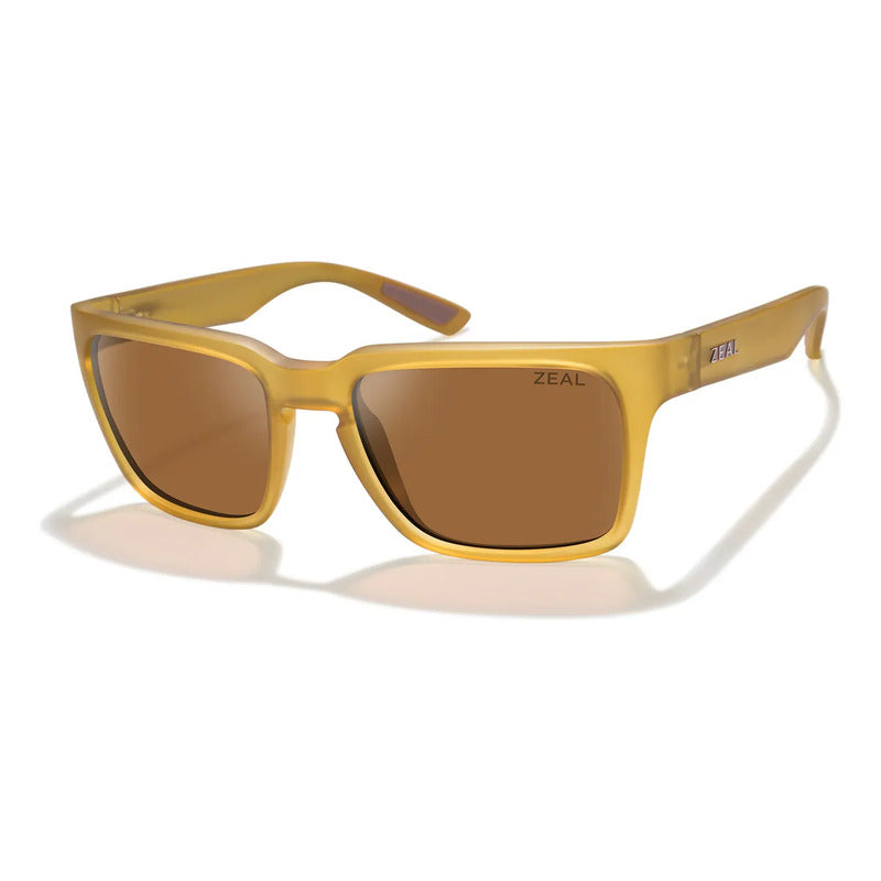 Lentes De Sol Zeal Optics Rendimiento Óptico Maui Jim 12978 Único Caqui