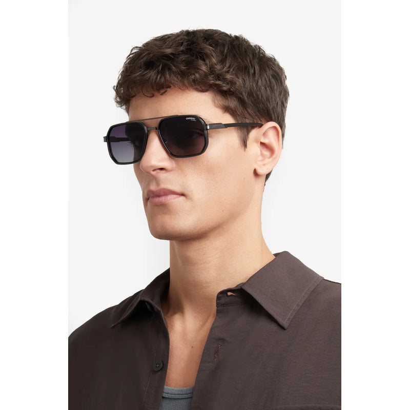 Gafas Carrera Polarizadas Estilo Atemporal 1069/s, Answj Único Gris Negro