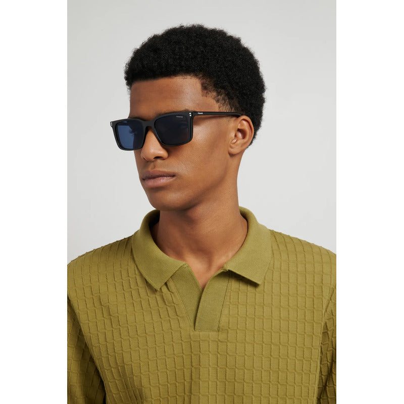 Lentes Para Graduar Con Clip Polarizado Hombre D604/c, 80719 Negro