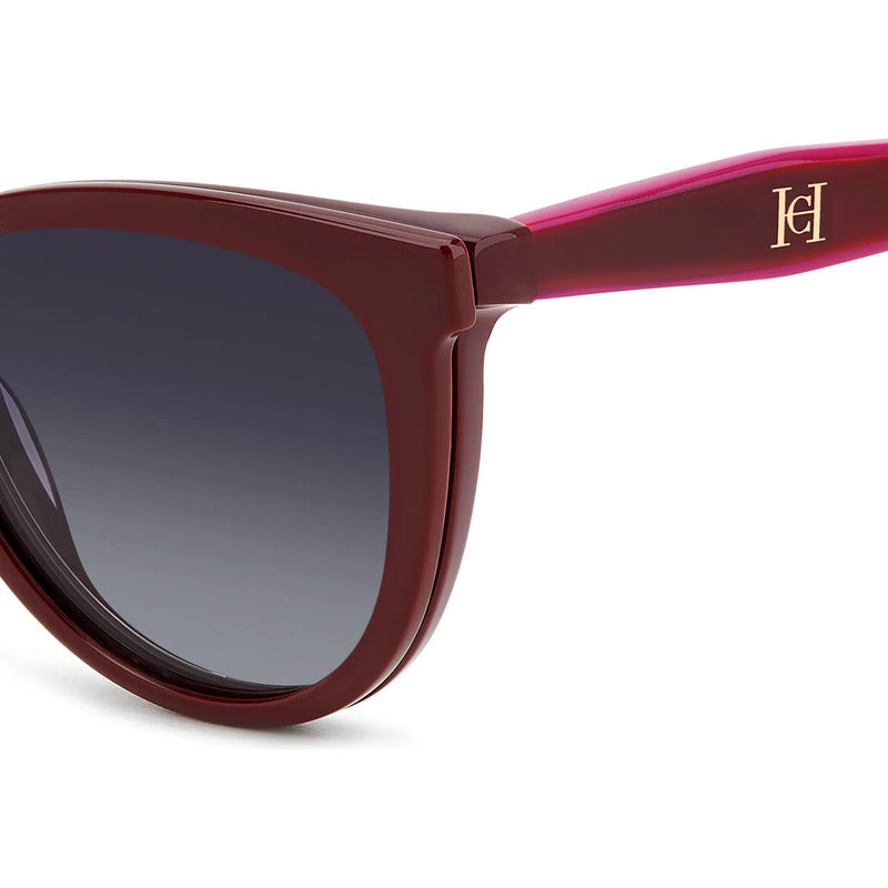 Armazón Clip Carolina Herrera Polarizado Lujo Armazon 0259 Tinto