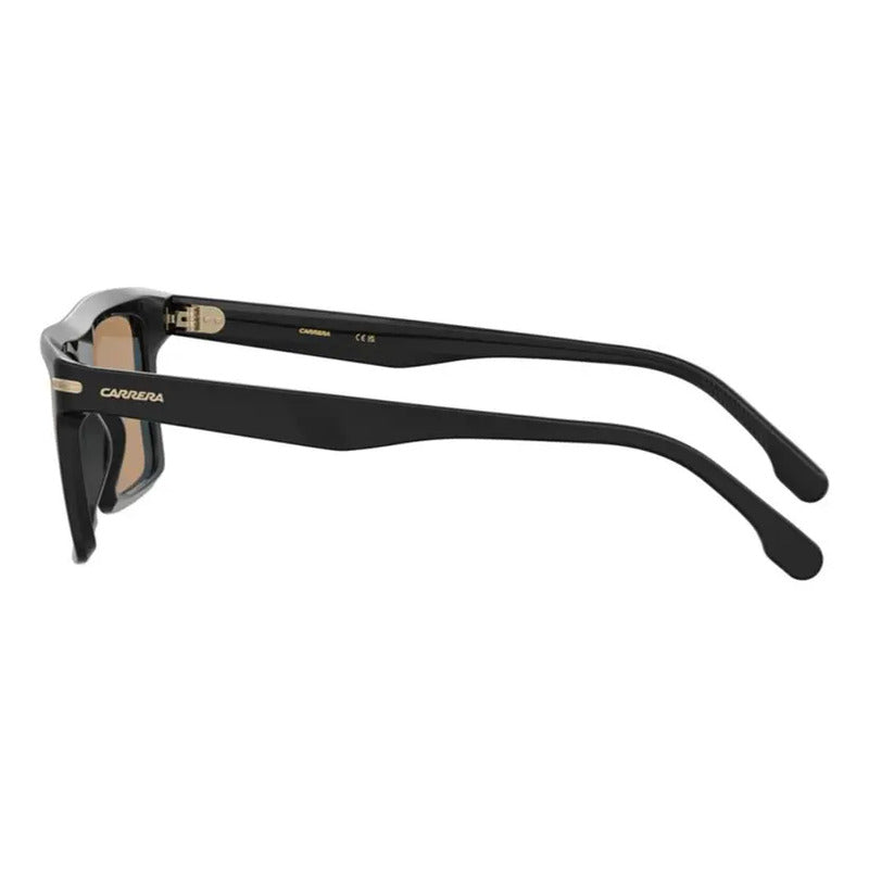 Lentes De Sol Carrera Adaptive Rectangulares Para Hombre Con Lente Fotocromática Amarilla Negro Amarillo