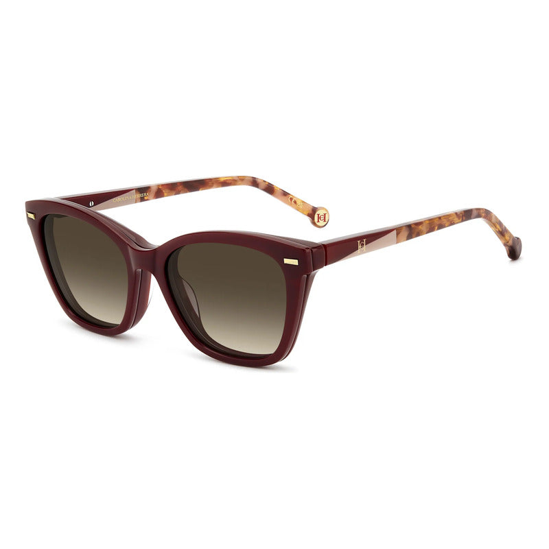 Armazón Clip Polarizado Carolina Herrera Her 0334/c, Lhf17 Tinto