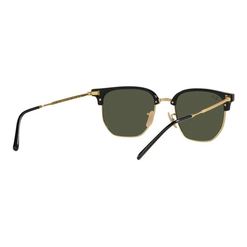 Lente Solar Ray-ban Clubmaster 0rb4416 Protección Uv Unisex Negro Verde Oro