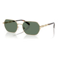 Lentes Mk Michael Kors Nuevo Modelo Retro Mk1165, 10143h Único Dorado Verde Oscuro