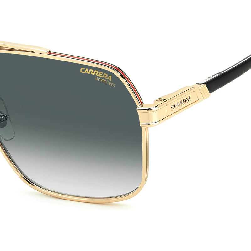 Lentes De Sol Carrera Modelo Retro Degradado 1055/s, W3j9k Único Verde Dorado