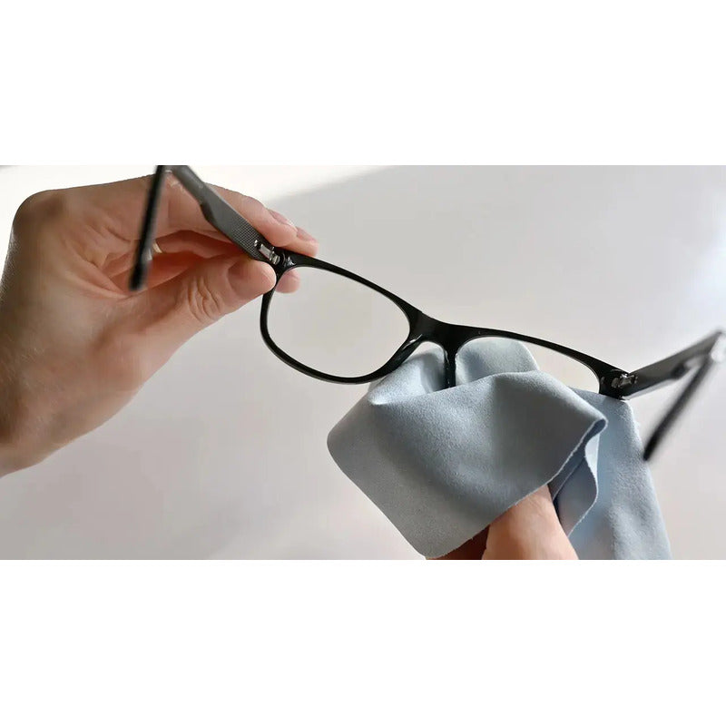 Liquido Limpiador De Lentes Solares O Graduados + Microfibra Azul