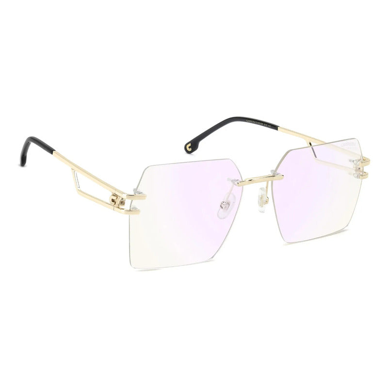 Lentes Graduados Carrera 3102 Filtro Luz Azul Original Lujo Dorado