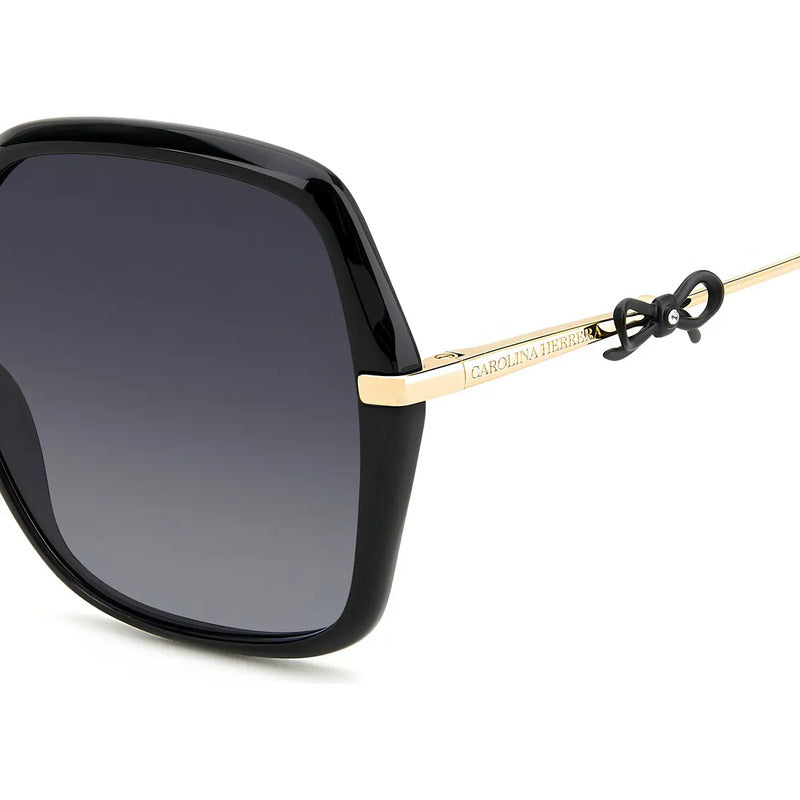 Lentes Ch Carolina Herrera Modelo 0217/s, 2m29o Lente Negro Varilla Negro Armazón Negro Diseño Único