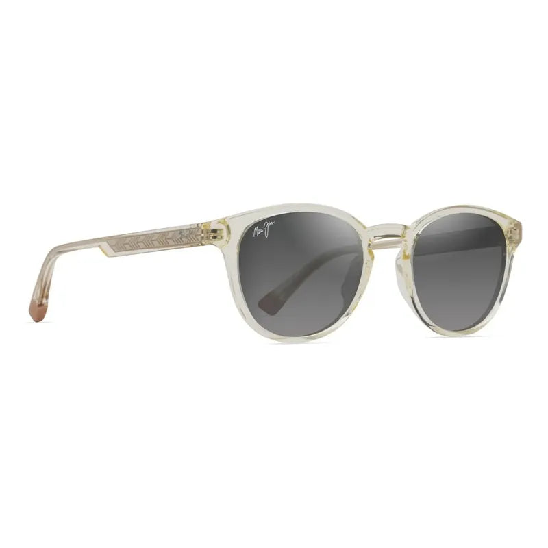 Lentes Maui Jim Max Verstappen Italianos Cristal Gs636-21 Único Gris Negro Blanco Semi Transparente