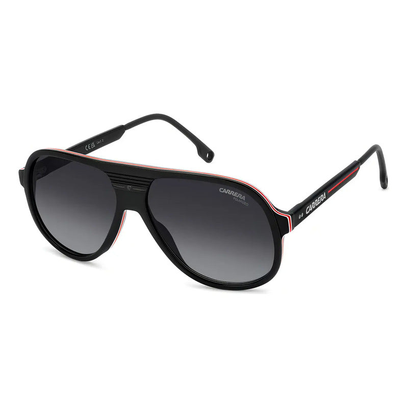 Lentes De Sol Carrera Para Hombre, Polarizadas Y Con Protección Uv Negro Gris Oscuro