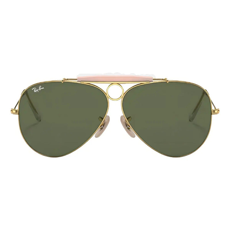 Gafas De Sol Ray-ban Shooter Rb3138 Piloto Con Lentes Verdes G-15 De 58  Lentes De Sol Verde G-15 Verde