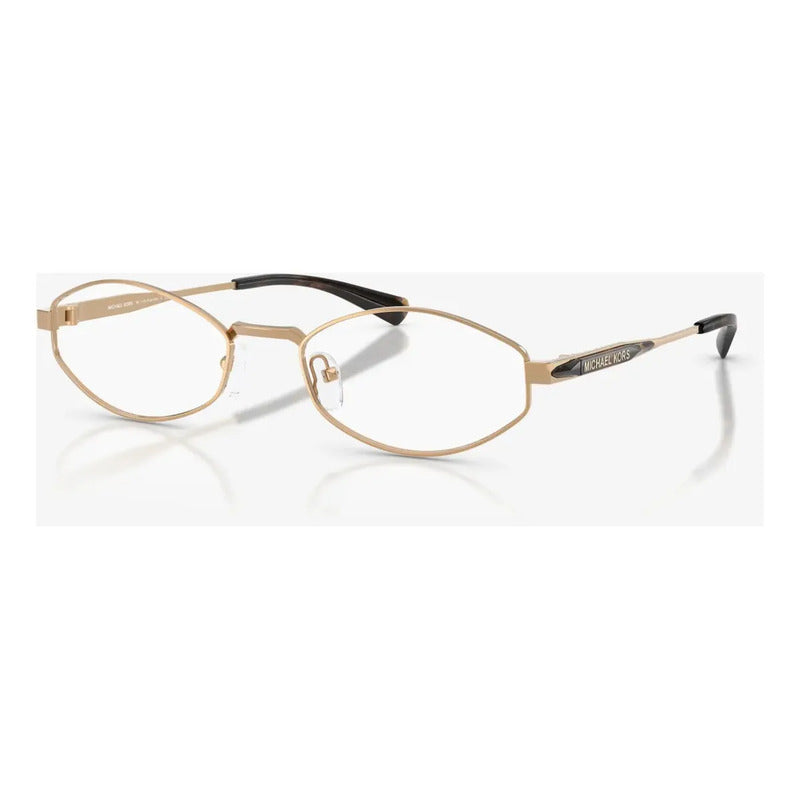 Montura De Anteojos Michael Kors Mk1175 Palo Alto Con Clip, Color Dorado