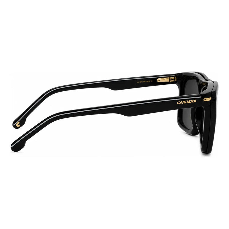Montura Cuadrada Con Clip Para Hombre Carrera, Talla 57 Havana